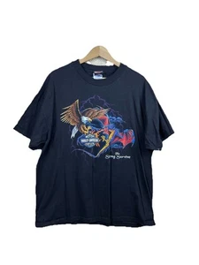 Vintage Harley-Davidson T-shirt Mens XL Only Strong Survive Eagle Dragon Erie PA - Picture 1 of 7