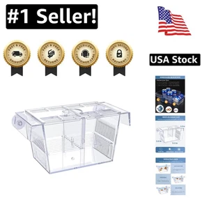 Lightweight Fish Breeding Tank with Floating Design - Ideal for Betta and Guppy - Picture 1 of 9