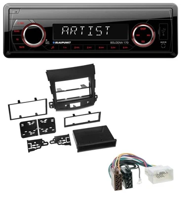 Blaupunkt SD USB 1DIN MP3 AUX Autoradio für Citroen C-Crosser Mitsubishi Outland - Bild 1 von 4