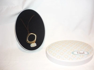 Fossil Halsschmuck, Halsanhänger in Gold und Braun, Schmuck - Bild 1 von 4