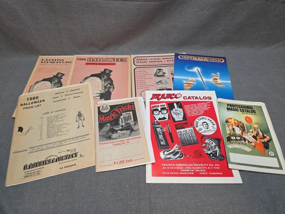 Catálogos de Halloween, magia y novedad años 80 máscaras, sondas, kits  Foto 1 de 4