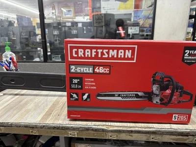 CRAFTSMAN CMXGSAMY462S S205 46-cc 2-cycle 20-in Gas Chainsaw New - Image 1 of 4