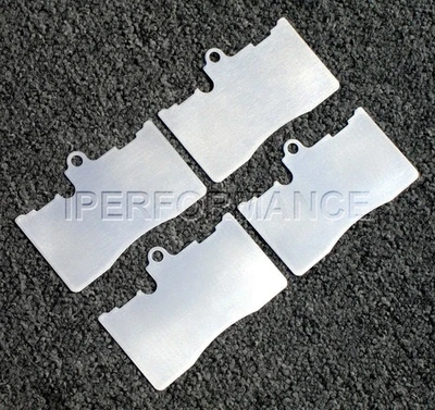 钛制制动垫 Shim 隔热罩套装适用于雷克萨斯 GS200T 2016;前 4P — 第 1/3 张图片