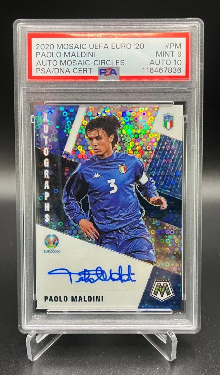 Soccer Paolo Maldini Autographed Trading Cards & Accessories for