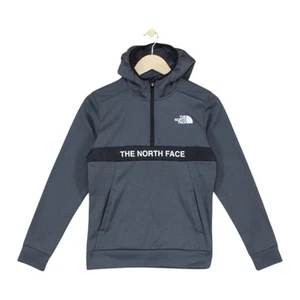 North Face 1/4 Zip Hoodie Boys Size XL Grey Pullover Outdoor - Picture 1 of 15