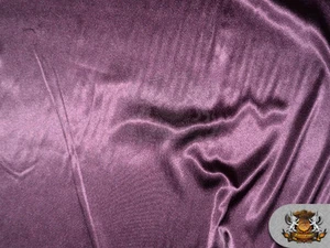 Satin Crepe Solid Fabric PLUM / 60" Wide / Sold by the yard - Picture 1 of 1