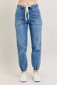 Jeans de mezclilla Judy azul cintura alta 88948 - Imagen 1 de 27