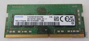 SAMSUNG Samsung 8GB PC4-3200AA 3200MHz DDR4 So-dimm Memory - M471A1K43EB1-CWE - Picture 1 of 1