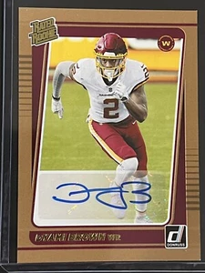 DYAMI BROWN 2021 DONRUSS #278 BRONZE RATED ROOKIE RC AUTO WASHINGTON - Picture 1 of 2