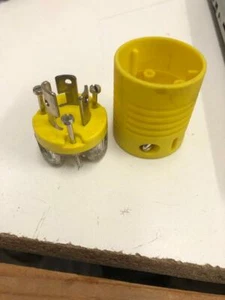 Pass & Seymour CRL515-P Turnlok Stecker 15A 125V 2-polig - 3Draht Erdung - NEU - Bild 1 von 5