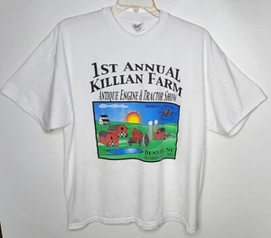 Vintage Killian Farm 1st Annual Antique Engine and Tractor Show 2001 T-Shirt Size XL - Bild 1 von 7