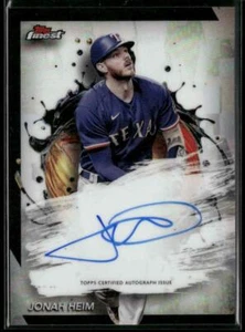 2024 Finest #FA-JHE Jonah Heim Finest Autographs - Picture 1 of 2