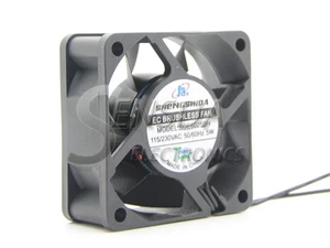 Ventilador de refrigeración axial sin escobillas EC 60 mm AC 110V 115V 220V 230V 5W 5500 RPM 25,2CFM - Imagen 1 de 6