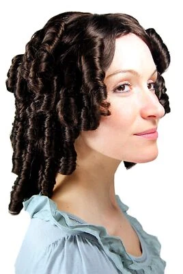 WIG ME UP Wig Brown Baroque Hairstyle Medieval Pirate Lady of the Court Queen Noblewoman 6006A-6