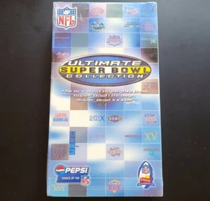 New Sealed NFL Ultimate Super Bowl Collection VHS I TO XXXVII Pepsi - Imagen 1 de 2