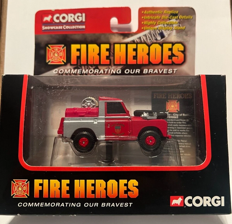 Corgi 90065 1:43 Fire Heros Land Rover City of Bath Fire Department UNOPEN - Image 1 of 1