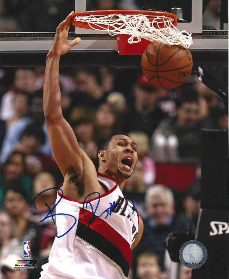Brandon Roy Autografiado 8x10 Portland Trail Blazers Envío Gratis Raro C237 Foto 1 de 1