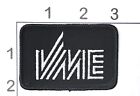 VME Black 3" Embroidered Uniform Vintage Patch