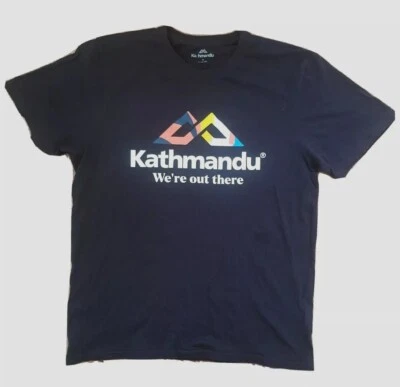Kathmandu T Shirt We're Out There, Mens Sz Medium Short Sleeve Hiking - image 1 of 4
