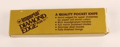 Navaja de Bolsillo Vintage Imperial Diamond Edge DE-553 Nueva En Caja Foto 1 de 4