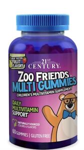 21st Century Zoo Friends Multivitamin Gummy 60 gummies 