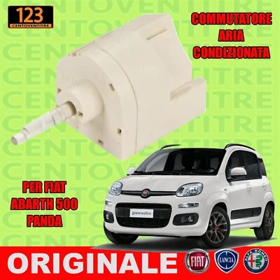 COMMUTATORE ARIA CONDIZIONATA ORIGINALE FIAT ABARTH 500 PANDA 1.2 1.3 77362536 - Immagine 1 di 4