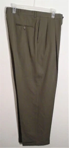 brown 100% wool dress pants by Austin Reed size 35 x 30 Super 100's - Picture 1 of 1