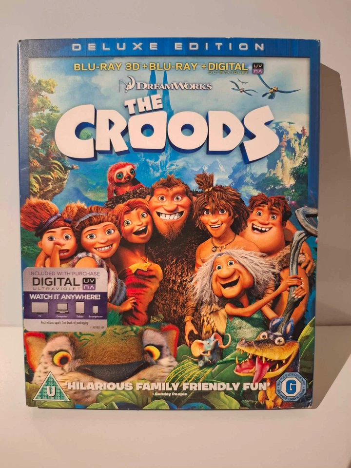 The Croods Deluxe Edition (3D & Blu-ray, 2013) w/ sleeve - Image 1 of 1