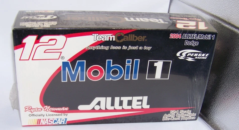 2004 Ryan Newman 12 Alltel / Mobil 1 1/24 Team Caliber Owners NASCAR Diecast