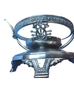 Antique Roger Smith Co Meriden CT  Quadruple Silver Plate Candleholder Warmer