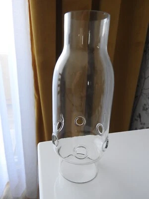 ANCIEN VERRE POUR LAMPE À GAZ CHEMINEE pour LAMPE A PETROLE GLOBE  OLD LAMP - Photo 1/4