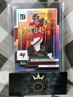 CAMERON BRATE 2022 Donruss PRESS PROOF SILVER DIE-CUT /75 #254 TB Buccaneers - Image 1 of 2