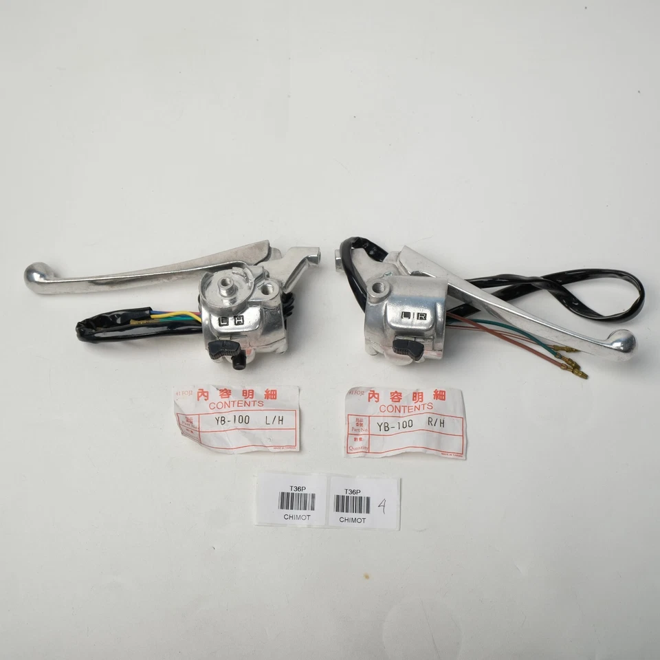 Juego de interruptores de mango izquierdo derecho para Yamaha YL2 YG5 YB100 YB80 YL1 YL3 FS1 YF1 Foto 1 de 4
