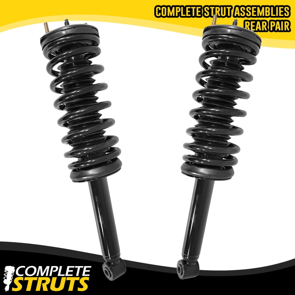 Rear Pair Complete Struts & Coil Spring Assemblies for 1995-1999 Nissan Maxima - Imagem 1 de 4