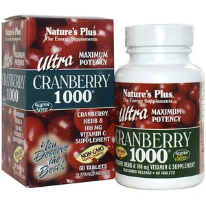 Ultra Cranberry 1000 (60 Tablets) - Nature's Plus € 314,21 /  kg - Foto 1 di 2