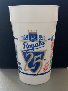 VINTAGE KANSAS CITY ROYALS 25TH 1969-93 ANNIVERSARY SOUVENIR CUP COCA-COLA 1993 - Picture 1 of 2