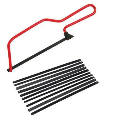 247BID-ONLINE Junior Hacksaw 6" + 10 x 150mm Hack Saw Blades