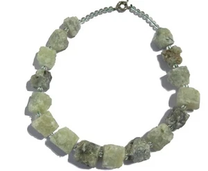 Collar Excepcional De Piedras Preciosas Prehnite En Grandes Nuggets - Imagen 1 de 2