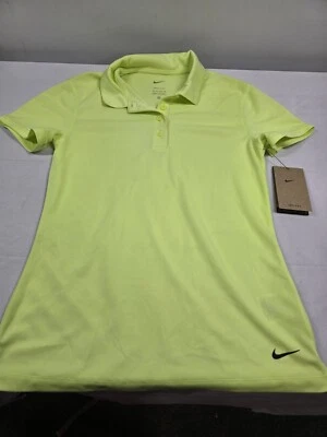 Nike Dri-FIT Victory Golf Polo Women’s S Light Lime DH2309-736 New - Image 1 of 4