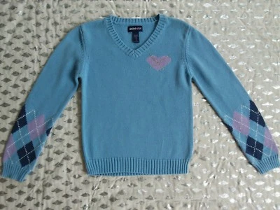 Limited too azul tejido escote en V suéter top talla 10 Foto 1 de 4