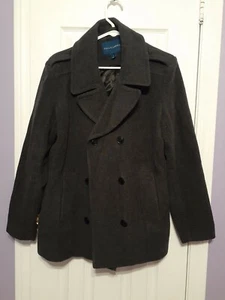 Falls Creek Black Women's Pea coat (Black, X-Large) . - Picture 1 of 3