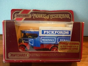 Matchbox Models of Yesteryear, Y-27, 1922 Foden Steam Lorry, vgc. - Picture 1 of 5