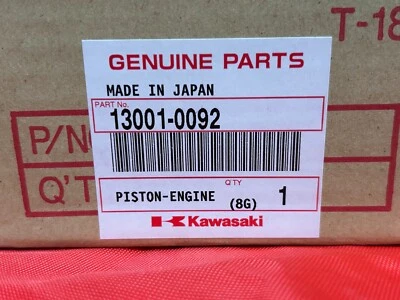 KAWASAKI KLR650 08-11 Piston 13001-0092 KLR 650 PISTON-ENGINE 2008-2011 OEM - Image 1 of 4