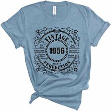66th Birthday Gift Ideas For Women Shirt Vintage 66 Born in 1956 T-Shirt S-3XL