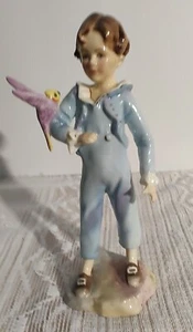 Royal Worcester Figur Sittich Junge in blau 3087 Doughty Lavender Vogel - Bild 1 von 10