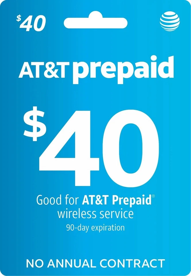 $40 ATT PREPAID FAST REFILL | TOP UP - Image 1 of 1