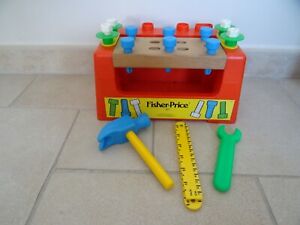FISHER PRICE VINTAGE établi outils