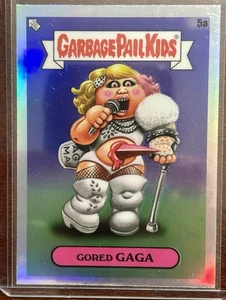 2024 Topps Chrome Garbage Pail Kids Gored GAGA #5a Refractor GPK Music Awards - Picture 1 of 2