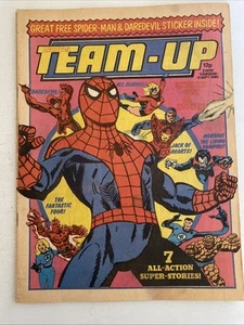MARVEL TEAM UP. NUMBER. 1. VINTAGE MARVEL MAGAZINE 1980. STICKERS NOT INSIDE. - Picture 1 of 9
