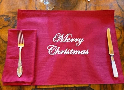 Juego de 4 manteles y servilletas de Navidad Ralph Lauren Foto 1 de 4